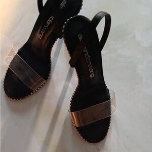 Alexander Wang Black Nova Studded Slingback Sandals